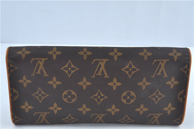 Authentic Louis Vuitton Monogram Pochette Twin GM Shoulder Bag M51852 LV J7411