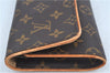 Authentic Louis Vuitton Monogram Pochette Twin GM Shoulder Bag M51852 LV J7411