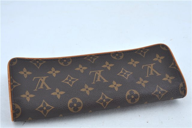 Authentic Louis Vuitton Monogram Pochette Twin GM Shoulder Bag M51852 LV J7411