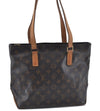 Authentic Louis Vuitton Monogram Cabas Piano Shoulder Tote Bag M51148 LV J7414