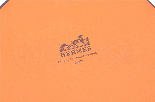 Authentic HERMES Pleats Scarf "LES QUATRE SAISONS" Silk Yellow Box J7420