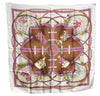 Authentic HERMES Carre 90 Scarf "GRANDE TENUE" Silk Ivory J7430