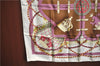 Authentic HERMES Carre 90 Scarf "GRANDE TENUE" Silk Ivory J7430