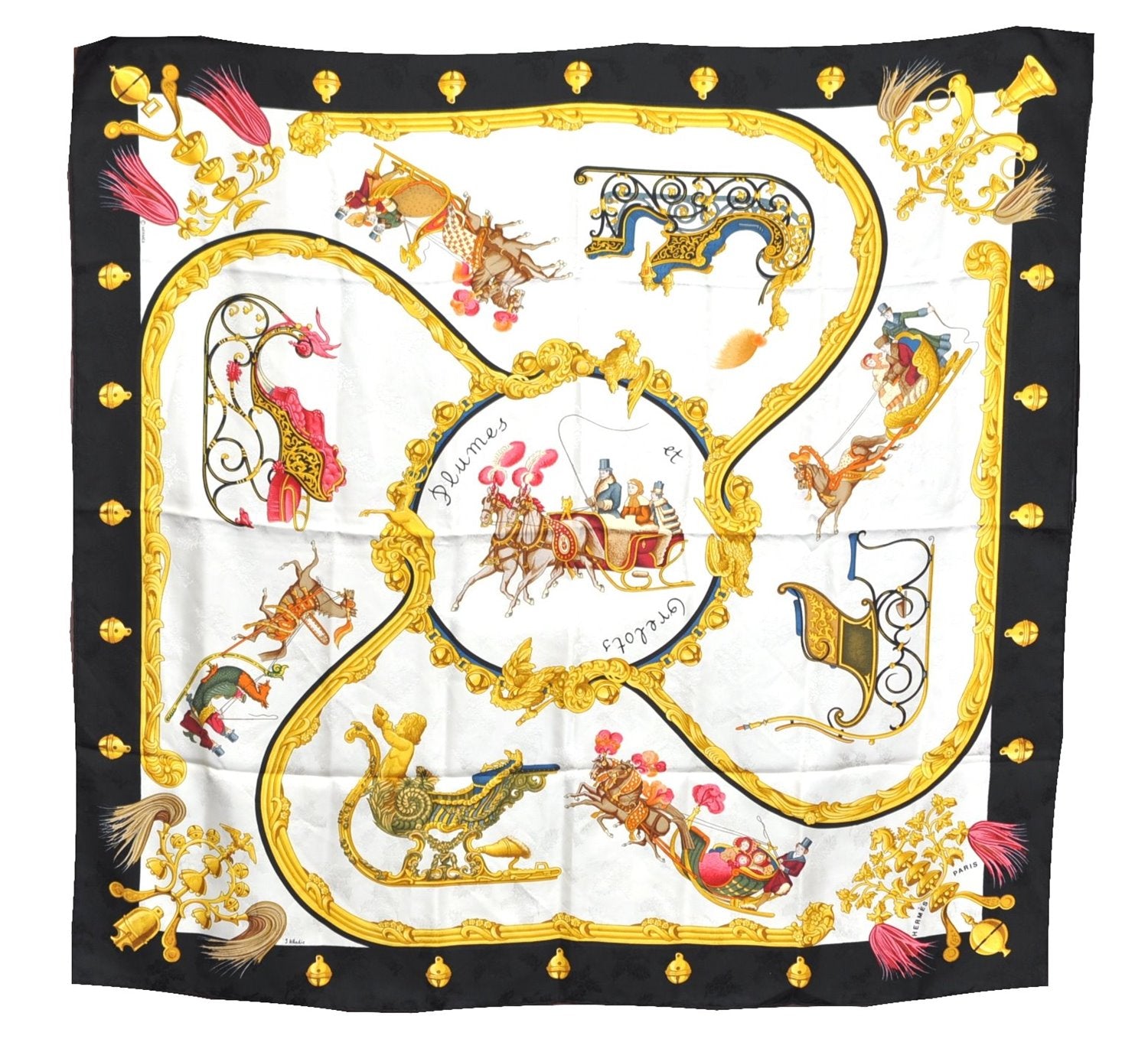 Authentic HERMES Carre 90 Scarf 