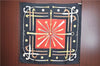 Authentic HERMES Carre 90 Scarf "CANNES & POMMEAUX" Silk Black Box J7445