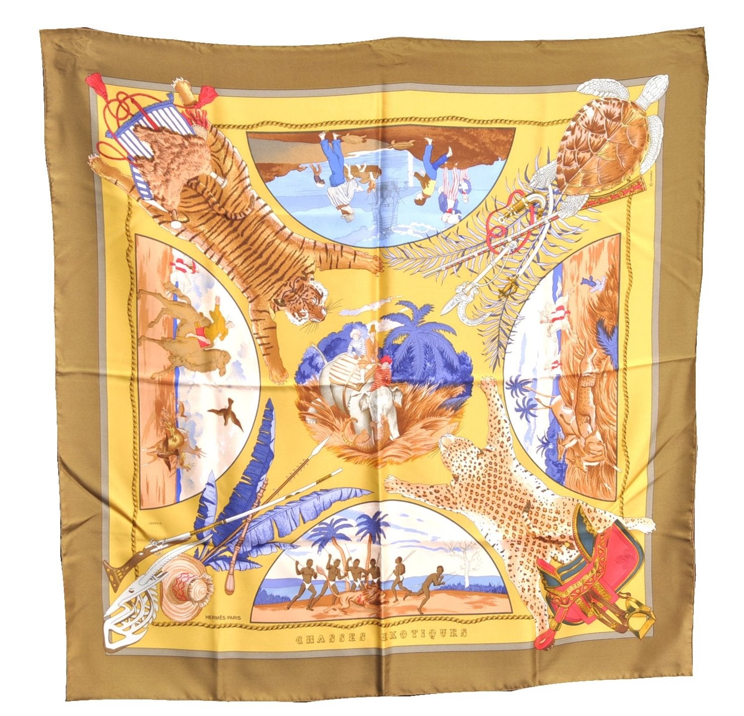 Authentic HERMES Carre 90 Scarf 