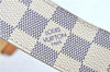 Authentic Louis Vuitton Damier Azur Ceinture Initial Belt Size85 M9609 LV J7455