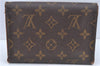 Authentic Louis Vuitton Monogram Porte Tresor Etui Papier Wallet M61202 LV J7475