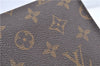 Authentic Louis Vuitton Monogram Porte Tresor Etui Papier Wallet M61202 LV J7475