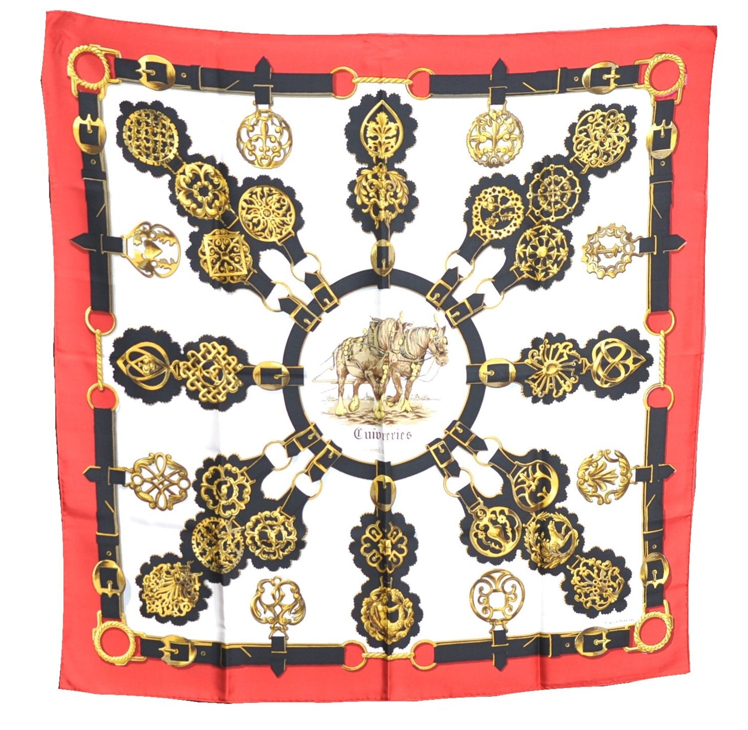 Authentic HERMES Carre 90 Scarf 