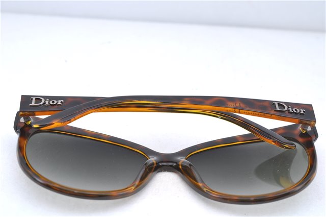 Authentic Christian Dior Tortoise Shell Sunglasses 791HA Plastic Brown CD J7489