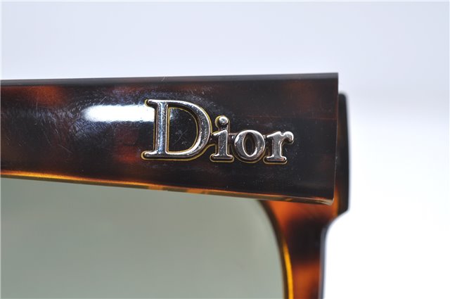 Authentic Christian Dior Tortoise Shell Sunglasses 791HA Plastic Brown CD J7489