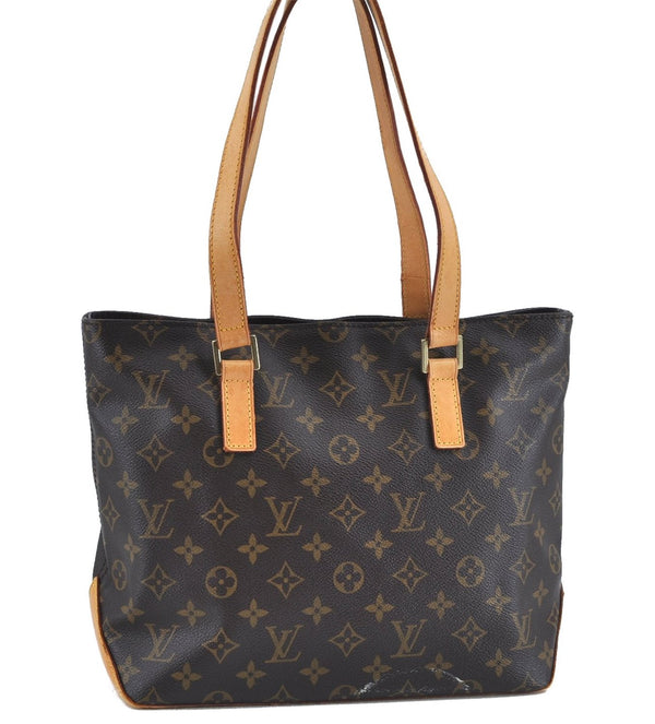 Authentic Louis Vuitton Monogram Cabas Piano Shoulder Tote Bag M51148 LV J7503