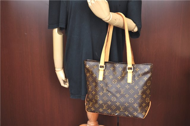 Authentic Louis Vuitton Monogram Cabas Piano Shoulder Tote Bag M51148 LV J7503
