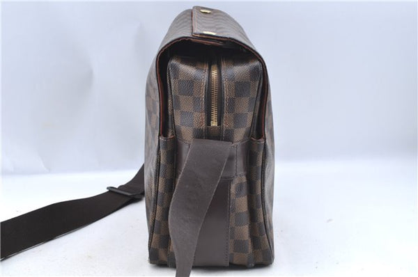 Authentic Louis Vuitton Damier Naviglio Shoulder Cross Body Bag N45255 LV J7504