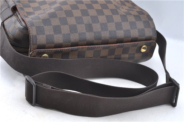 Authentic Louis Vuitton Damier Naviglio Shoulder Cross Body Bag N45255 LV J7504