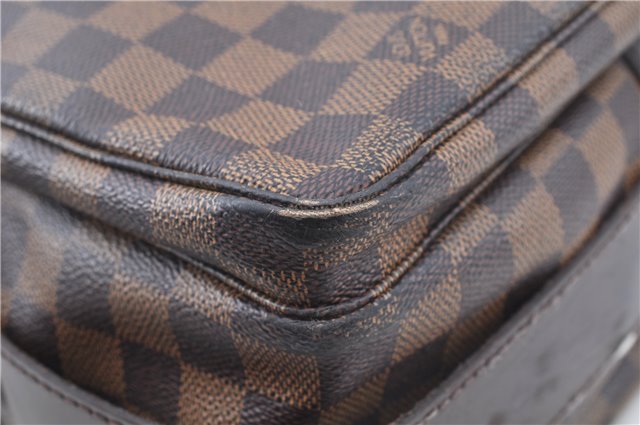 Authentic Louis Vuitton Damier Naviglio Shoulder Cross Body Bag N45255 LV J7504