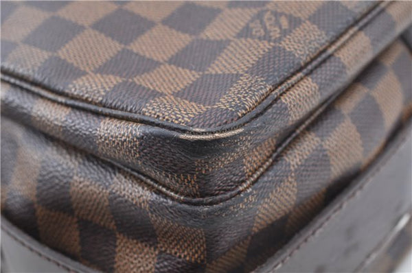 Authentic Louis Vuitton Damier Naviglio Shoulder Cross Body Bag N45255 LV J7504