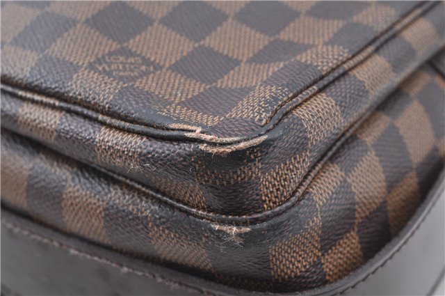 Authentic Louis Vuitton Damier Naviglio Shoulder Cross Body Bag N45255 LV J7504