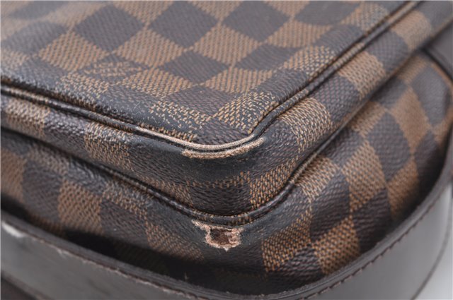 Authentic Louis Vuitton Damier Naviglio Shoulder Cross Body Bag N45255 LV J7504