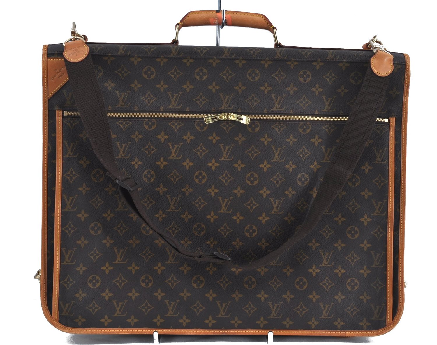 Authentic Louis Vuitton Monogram M23420 Portable 5 Cintres Garment Cover J7516