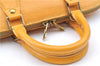 Authentic Louis Vuitton Epi Alma PM Hand Bag Yellow M52149 LV J7522