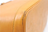 Authentic Louis Vuitton Epi Alma PM Hand Bag Yellow M52149 LV J7522