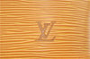 Authentic Louis Vuitton Epi Alma PM Hand Bag Yellow M52149 LV J7522