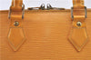 Authentic Louis Vuitton Epi Alma PM Hand Bag Yellow M52149 LV J7522