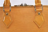 Authentic Louis Vuitton Epi Alma PM Hand Bag Yellow M52149 LV J7522