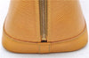 Authentic Louis Vuitton Epi Alma PM Hand Bag Yellow M52149 LV J7522