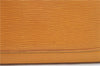 Authentic Louis Vuitton Epi Alma PM Hand Bag Yellow M52149 LV J7522