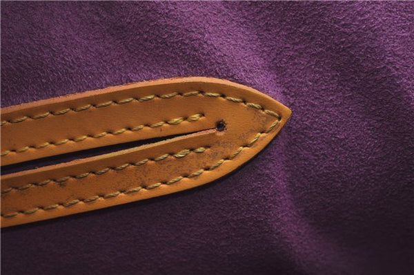 Authentic Louis Vuitton Epi Alma PM Hand Bag Yellow M52149 LV J7522