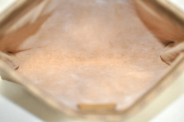 Authentic GUCCI Micro GG PVC Leather Clutch Hand Bag Purse Brown J7575