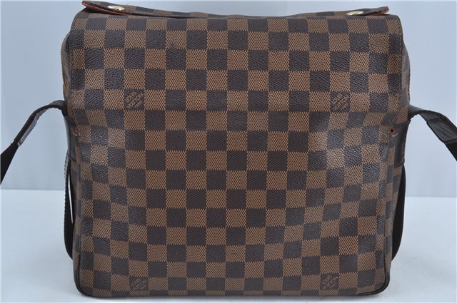 Authentic Louis Vuitton Damier Naviglio Shoulder Cross Body Bag N45255 LV J7577