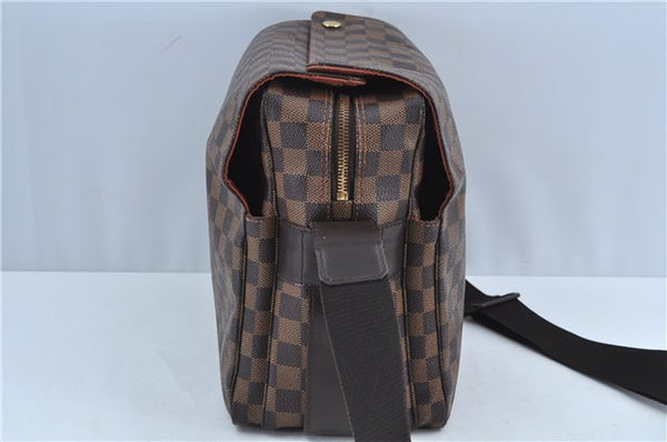 Authentic Louis Vuitton Damier Naviglio Shoulder Cross Body Bag N45255 LV J7577