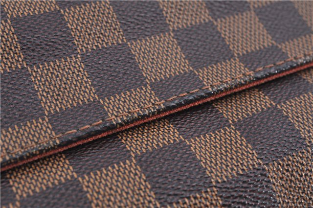 Authentic Louis Vuitton Damier Naviglio Shoulder Cross Body Bag N45255 LV J7577