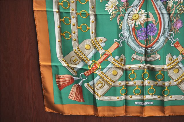 Authentic HERMES Carre 90 Scarf 