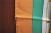 Authentic HERMES Carre 90 Scarf "aux champs" Silk Brown J7597