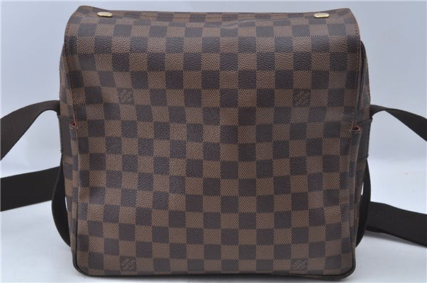 Authentic Louis Vuitton Damier Naviglio Shoulder Cross Body Bag N45255 LV J7622
