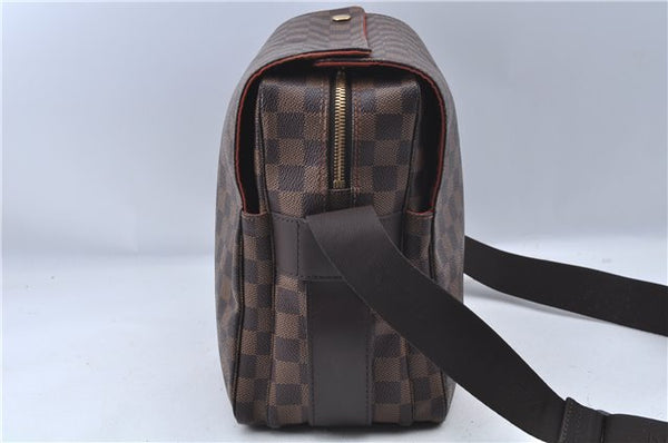 Authentic Louis Vuitton Damier Naviglio Shoulder Cross Body Bag N45255 LV J7622