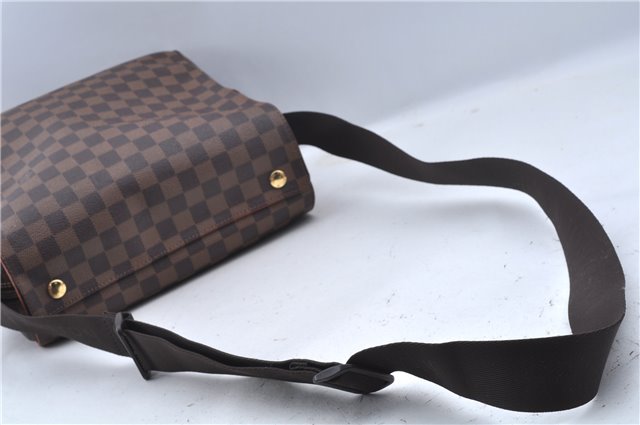 Authentic Louis Vuitton Damier Naviglio Shoulder Cross Body Bag N45255 LV J7622