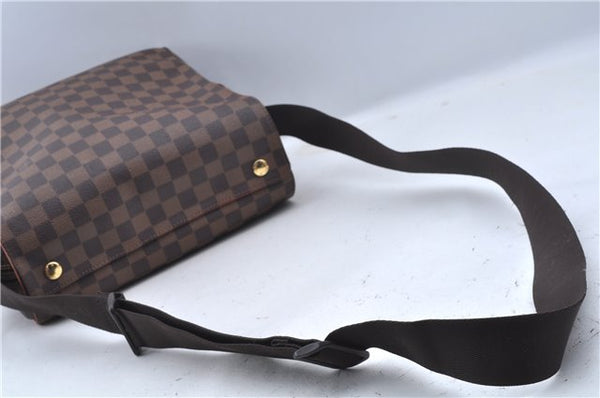 Authentic Louis Vuitton Damier Naviglio Shoulder Cross Body Bag N45255 LV J7622