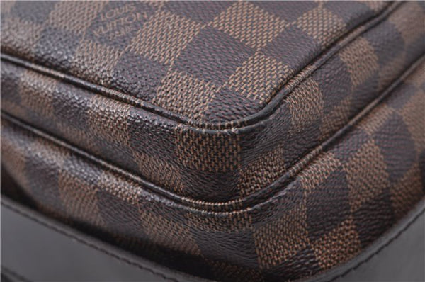 Authentic Louis Vuitton Damier Naviglio Shoulder Cross Body Bag N45255 LV J7622