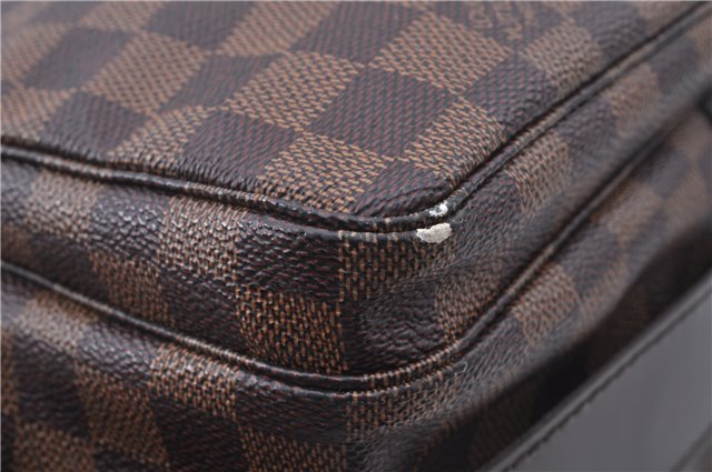 Authentic Louis Vuitton Damier Naviglio Shoulder Cross Body Bag N45255 LV J7622