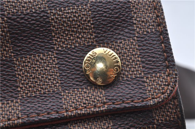 Authentic Louis Vuitton Damier Naviglio Shoulder Cross Body Bag N45255 LV J7622