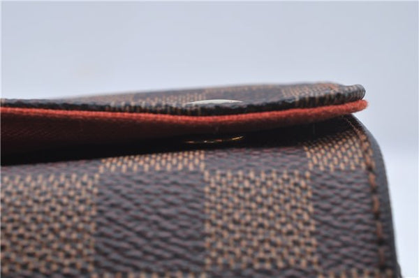 Authentic Louis Vuitton Damier Naviglio Shoulder Cross Body Bag N45255 LV J7622