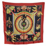 Authentic HERMES Carre 90 Scarf "BRAZIL" Silk Red J7629