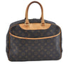 Authentic Louis Vuitton Monogram Deauville Hand Bag M47270 LV J7649