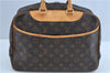 Authentic Louis Vuitton Monogram Deauville Hand Bag M47270 LV J7649